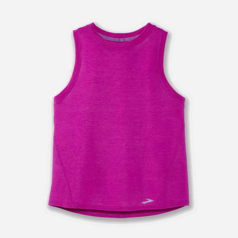 Brooks Distance Hardlooptanktop voor Dames Purper (UFODS-3718)